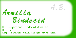 armilla bindseid business card